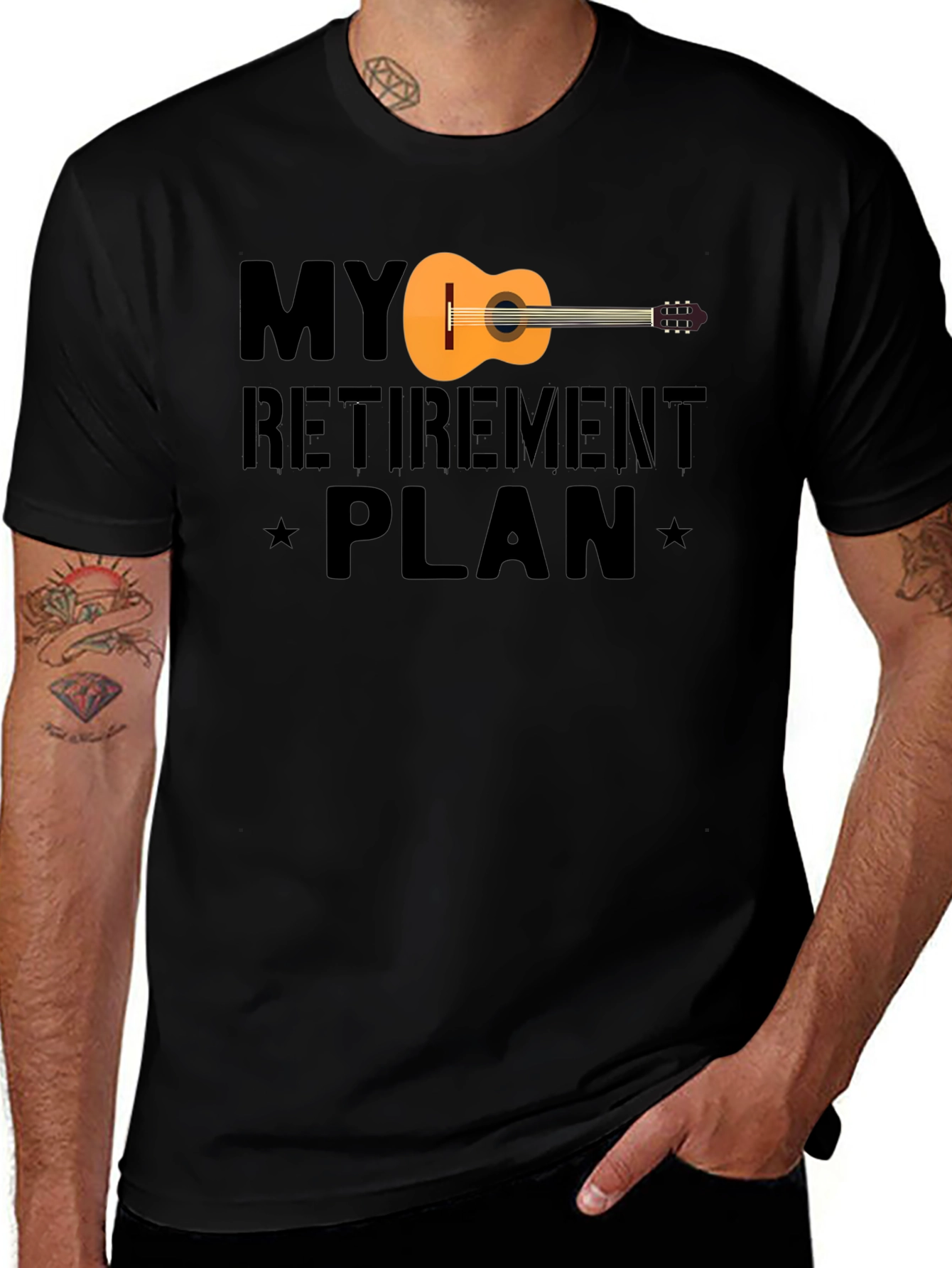 My Guitar Retirement Plan Graphic Tee