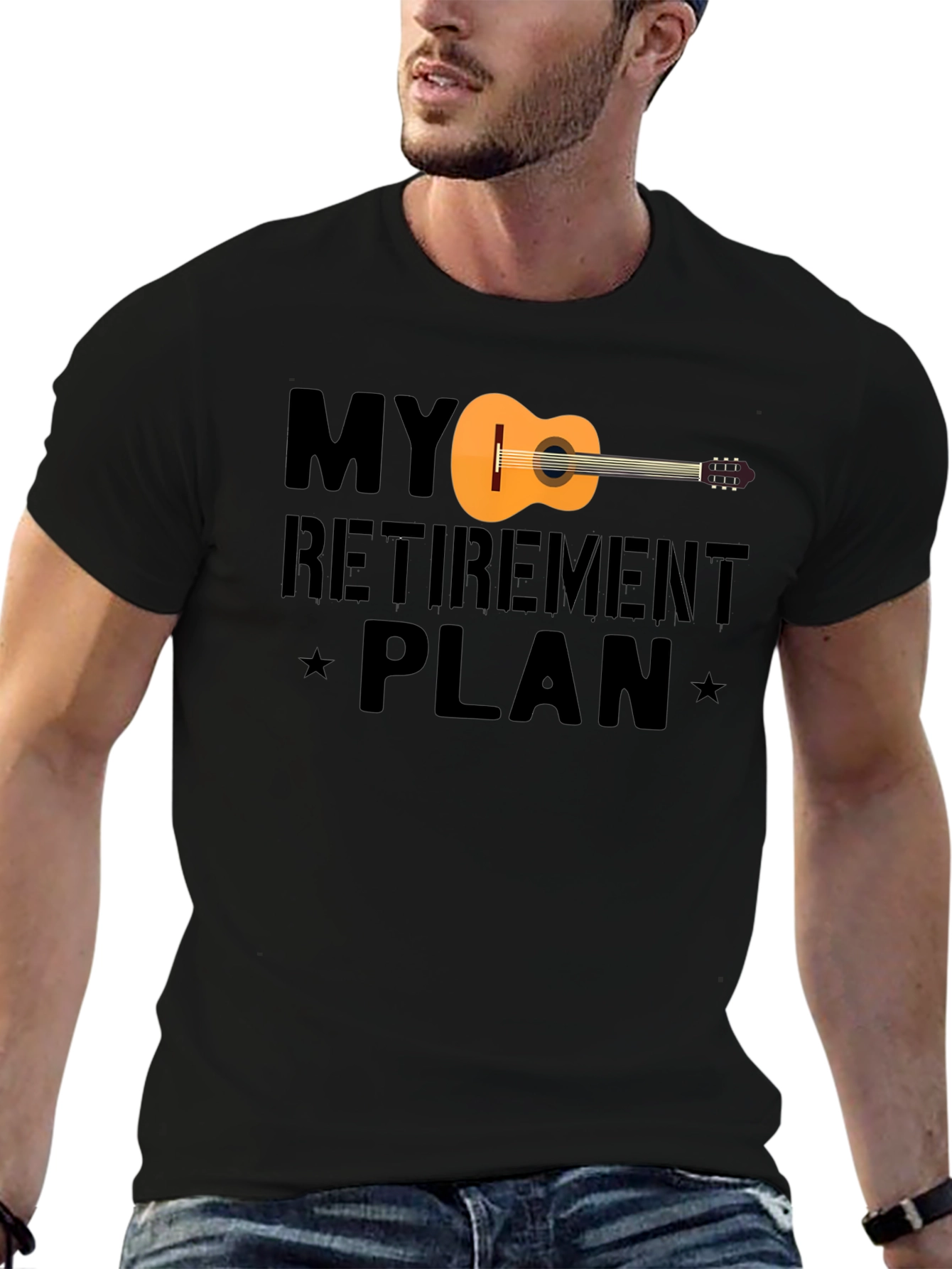 My Guitar Retirement Plan Graphic Tee