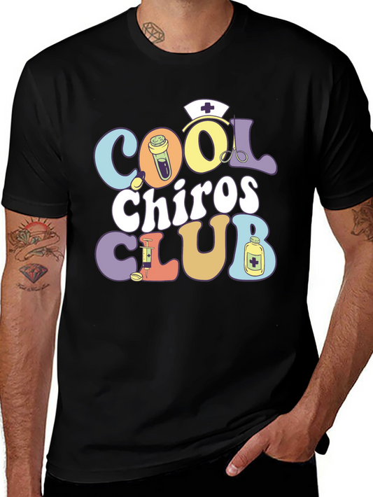 Cool Chiros Club Graphic T-Shirt