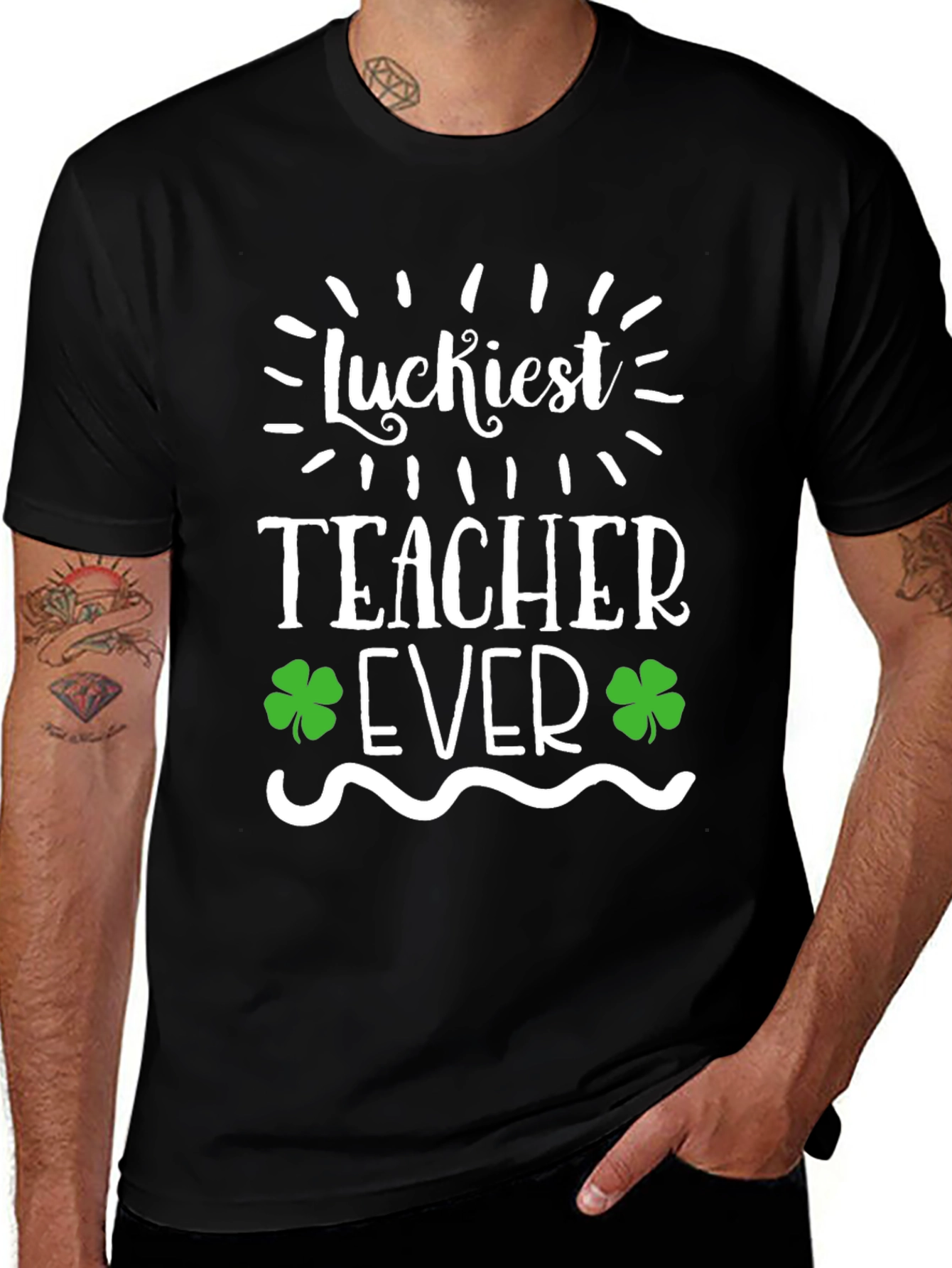 Luckiest Teacher Ever St. Patricks Day T-Shirt