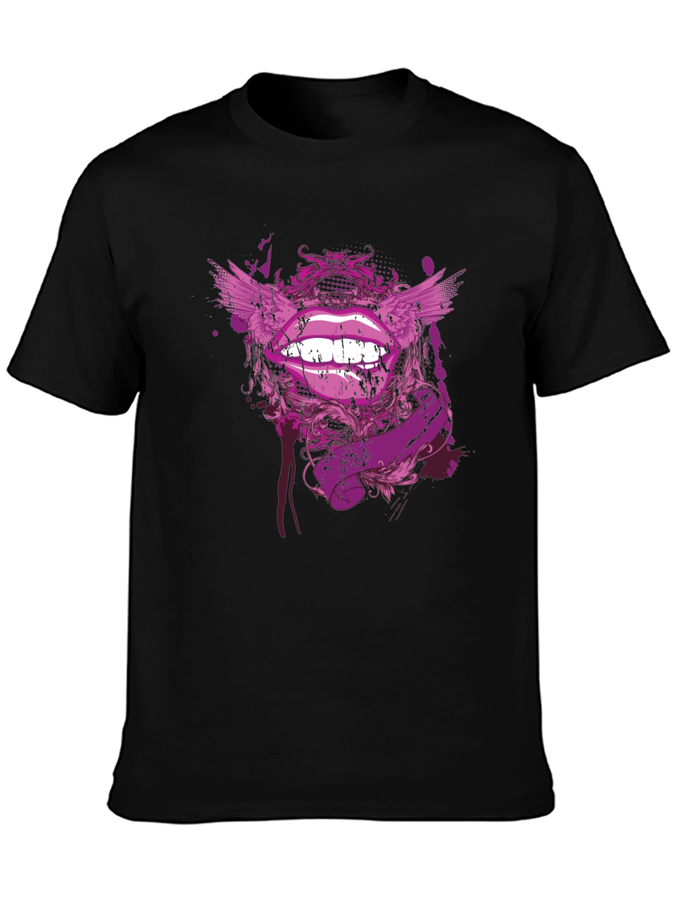Graphic Lips T-Shirt - Bold Design