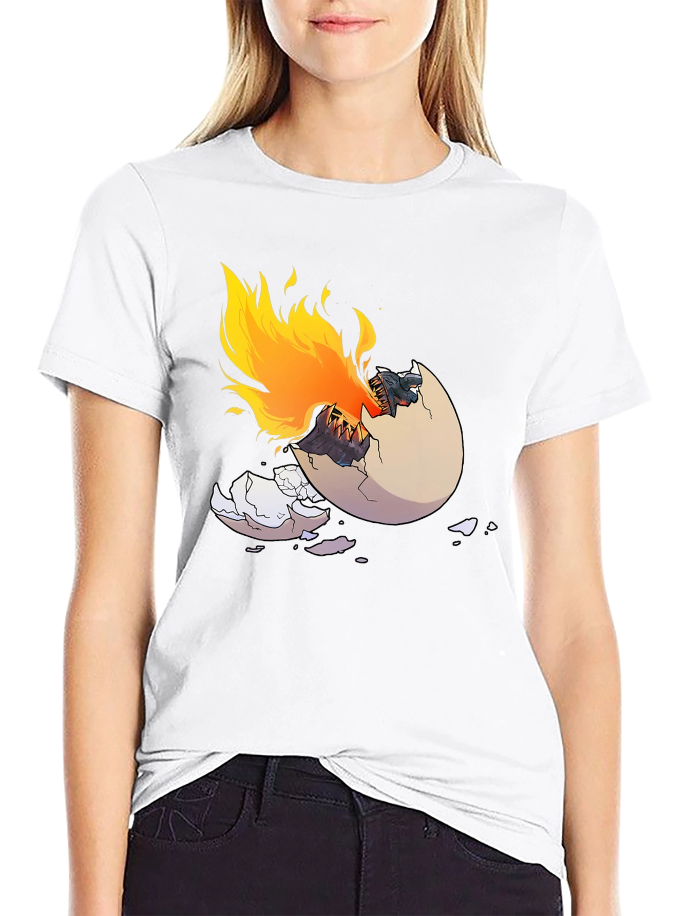 Dragon Hatchling T-Shirt - Fiery Birth