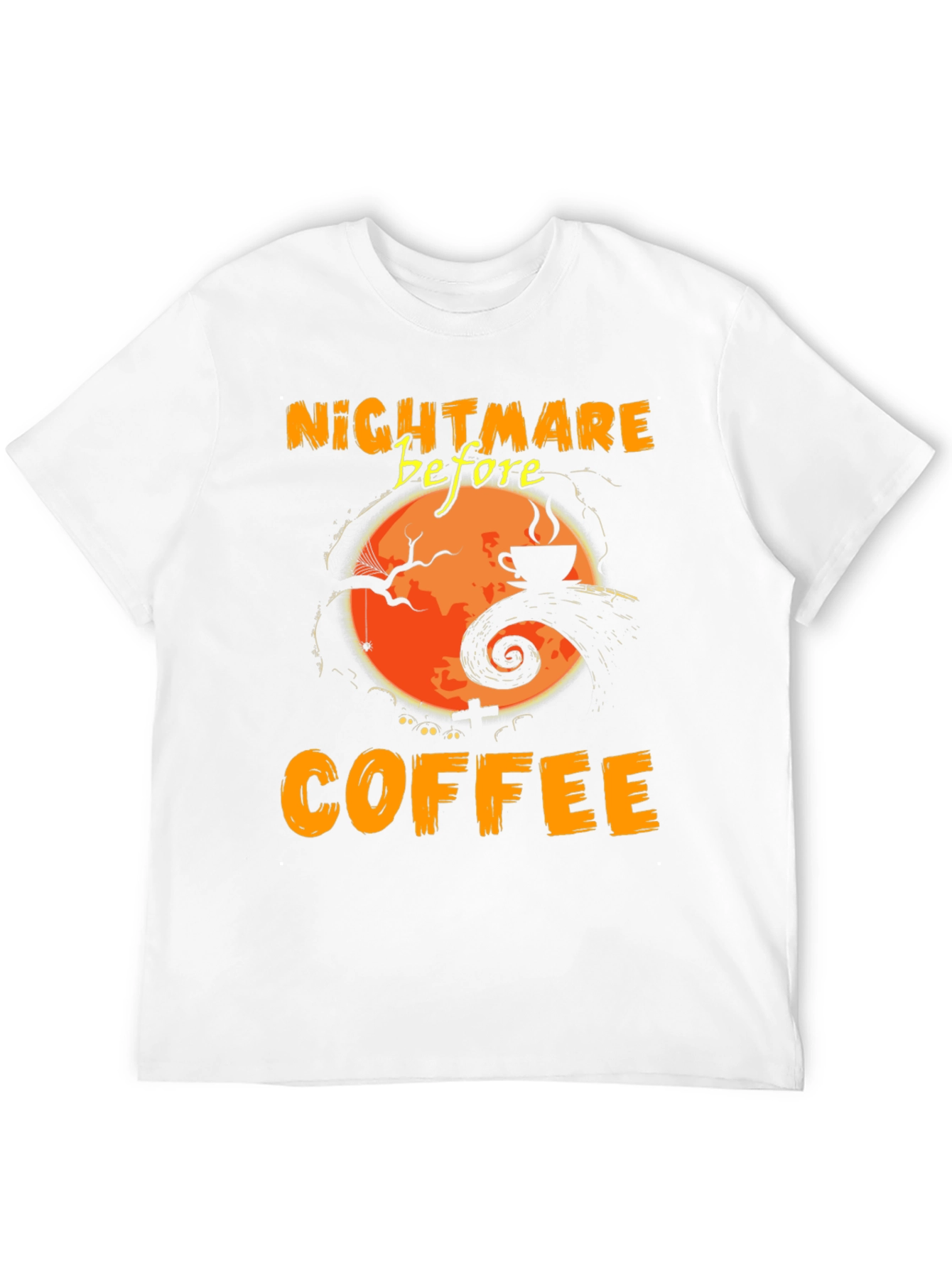 Nightmare Before Coffee Graphic Tee - Halloween T-Shirt