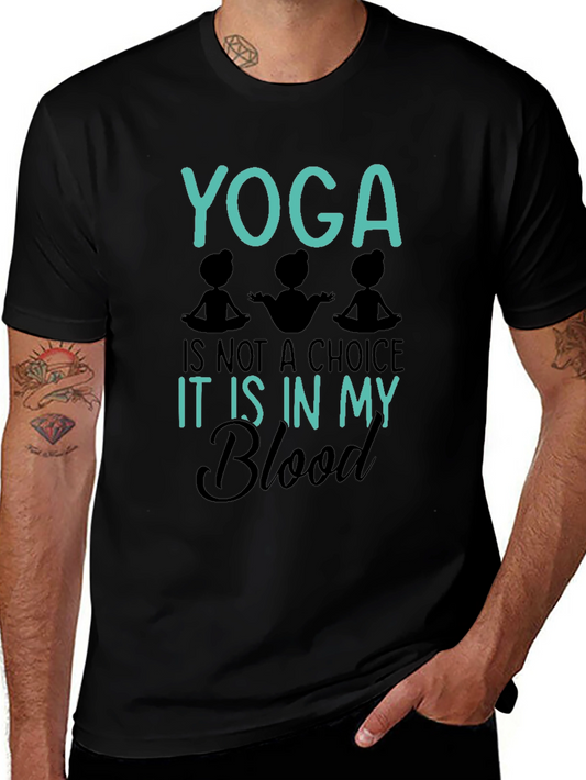 Yoga Is In My Blood Graphic Tee