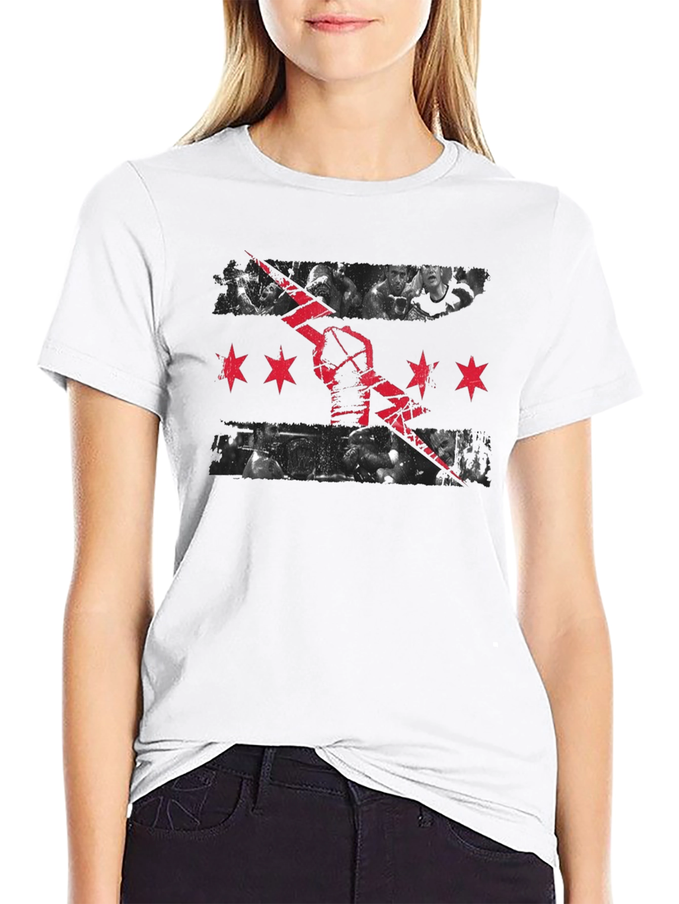 Chicago Flag Zombie T-Shirt