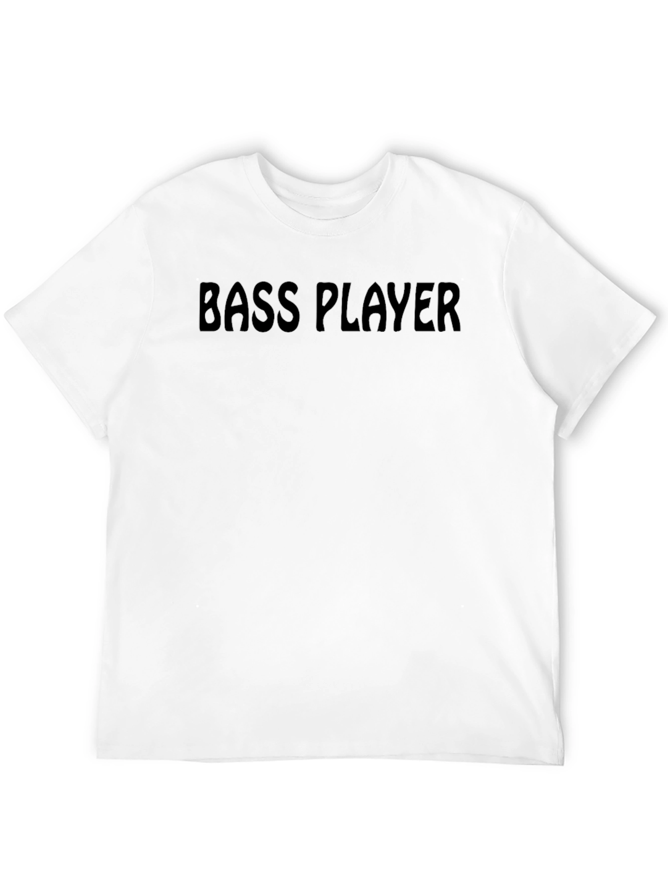 Bass Player Black Graphic T-Shirt