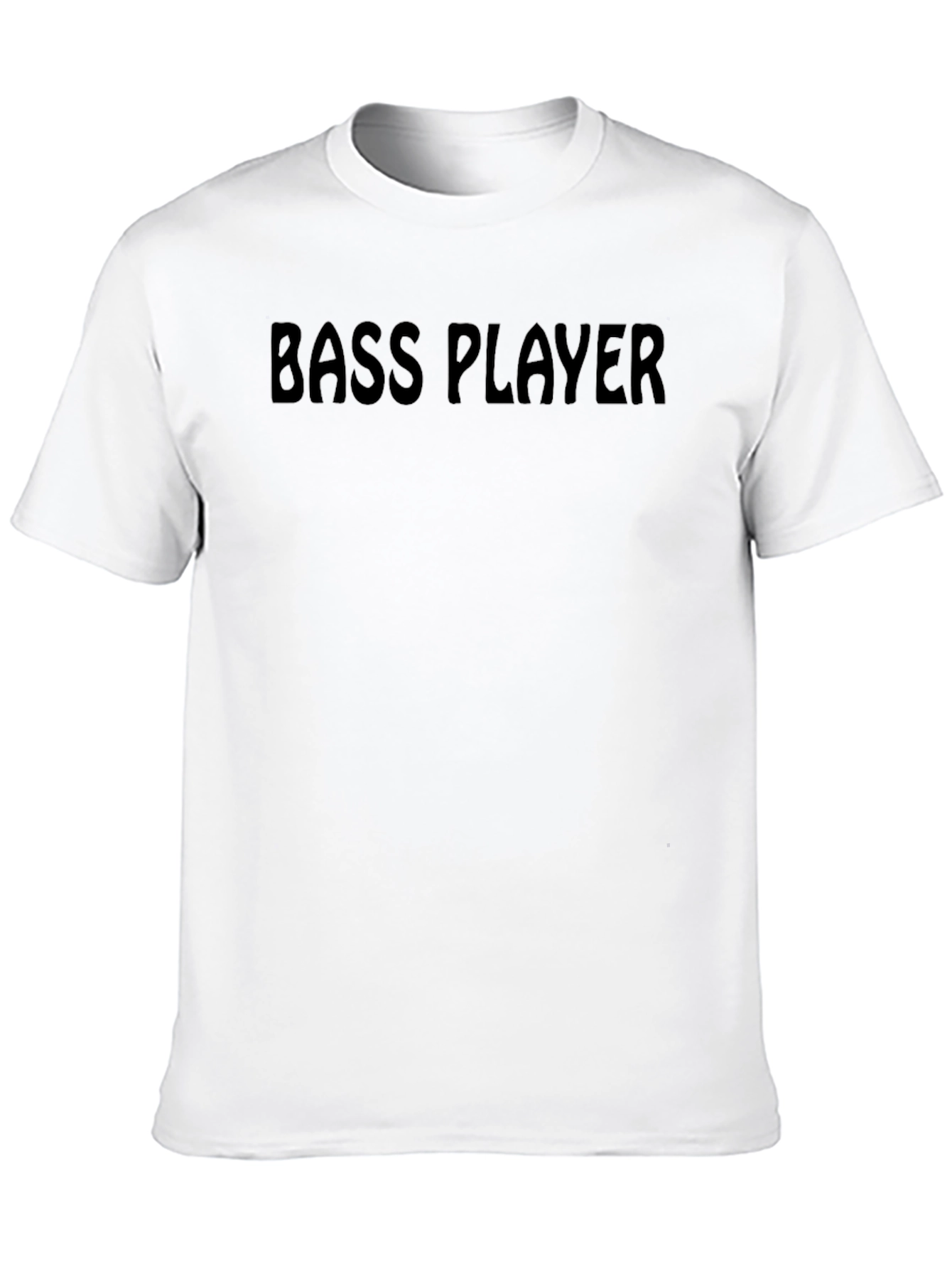 Bass Player Black Graphic T-Shirt