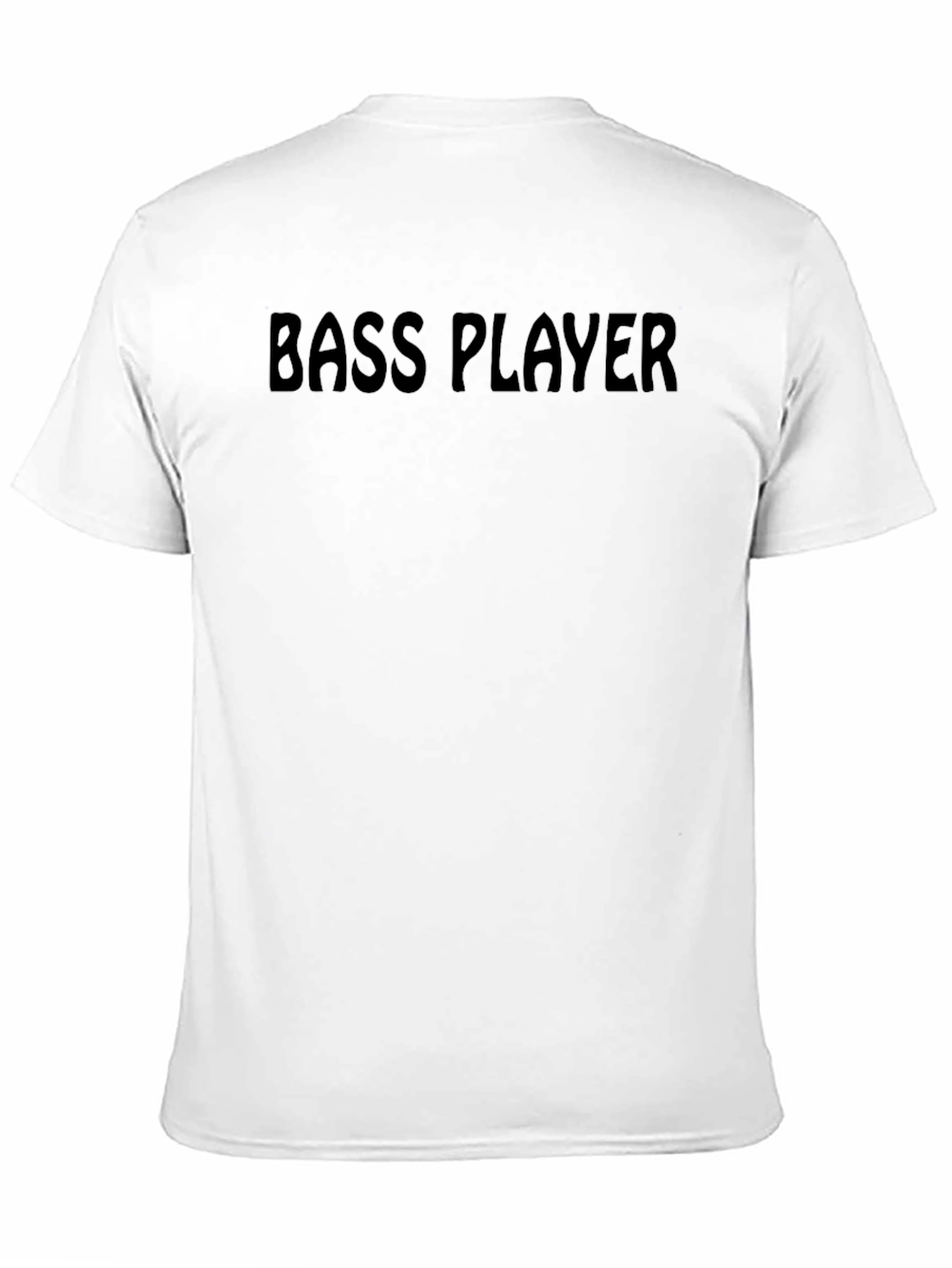 Bass Player Black Graphic T-Shirt
