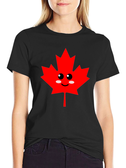 Cute Canadian Maple Leaf Graphic Tee