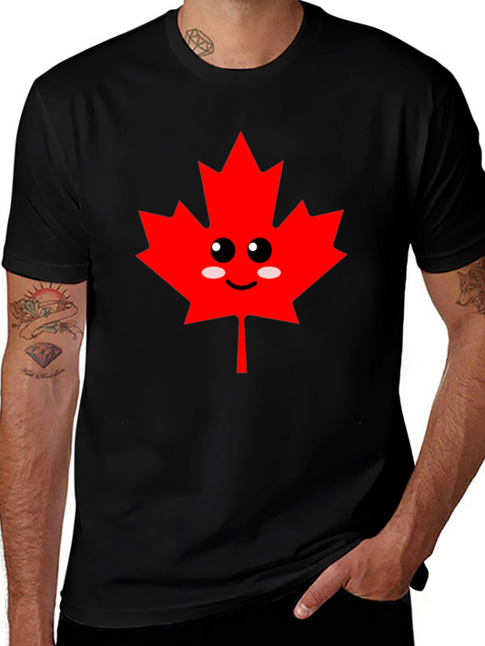 Cute Canadian Maple Leaf Graphic Tee