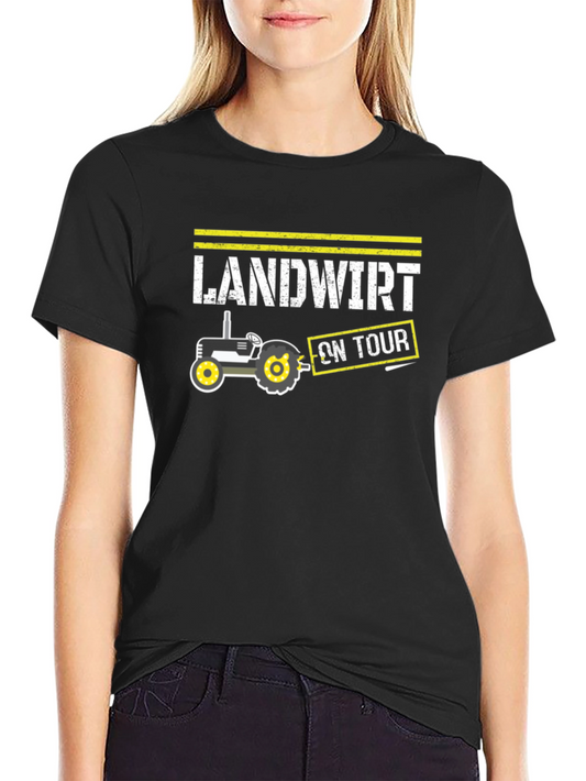 Landwirt On Tour Graphic Tee - Black