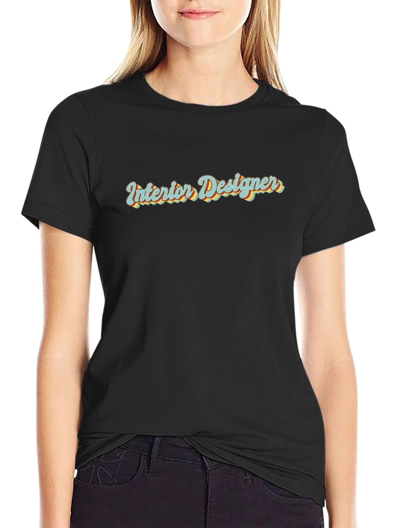 Retro Interior Designer Graphic T-Shirt