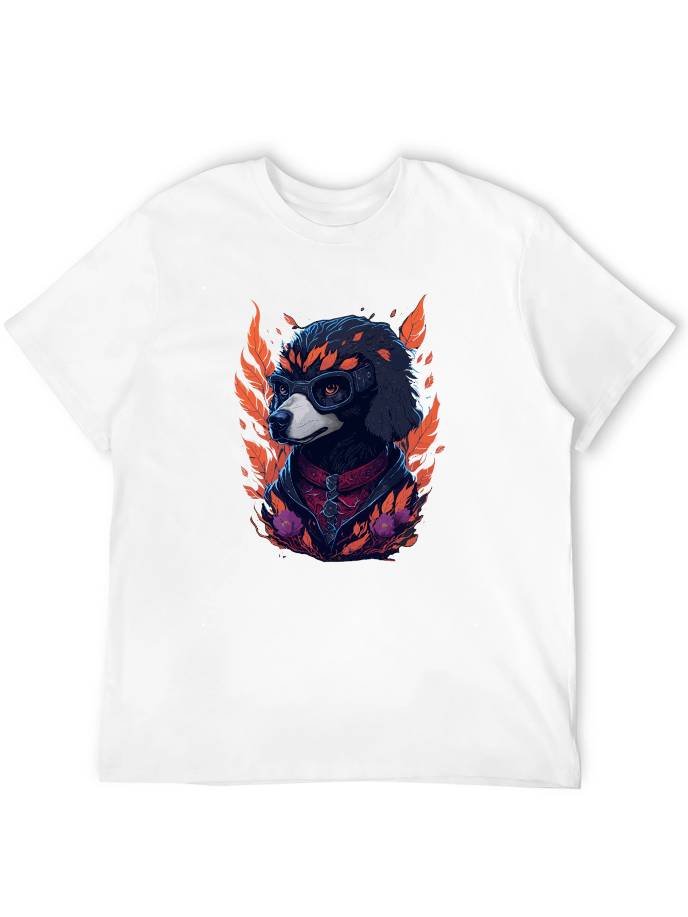 Cool Dog Graphic Tee - Unisex Black T-Shirt