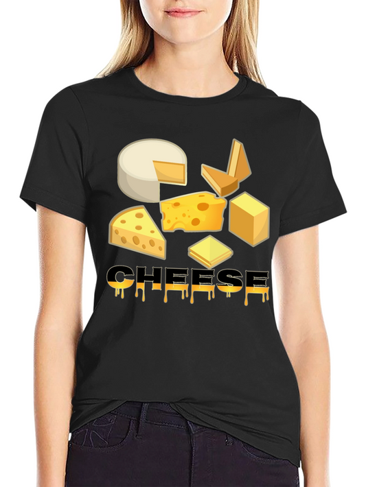 Cheese Lover T-Shirt - Funny Food Graphic Tee