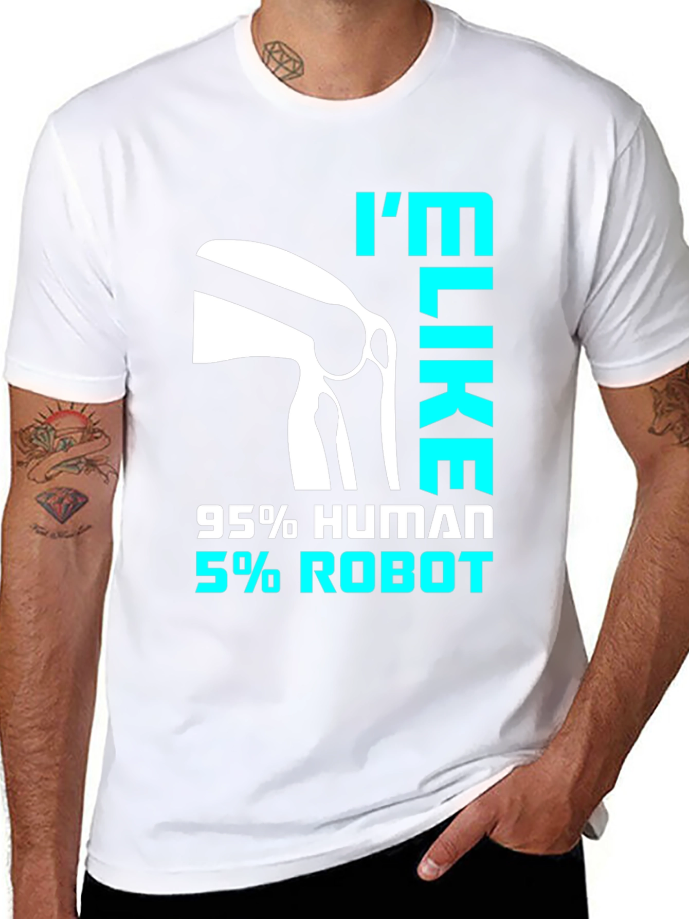 Id Like 95% Human 5% Robot T-Shirt