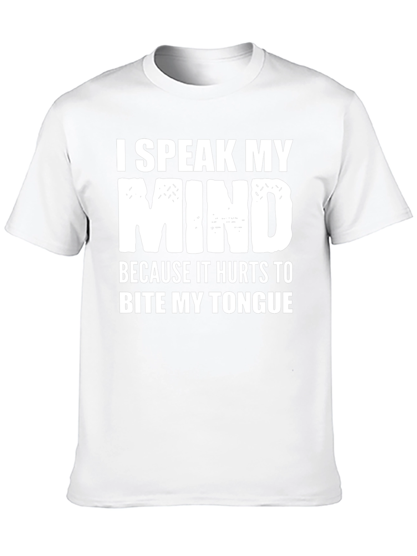 Speak My Mind Black Tee