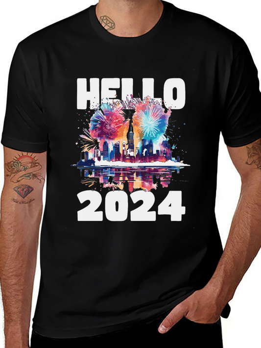 Hello 2024 T-Shirt | New Years Eve Tee