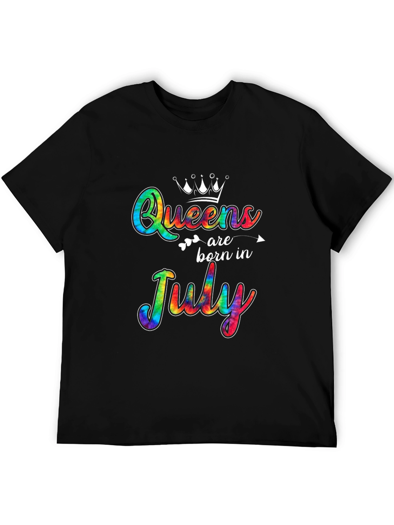 Queens Born in July Tie Dye T-Shirt
