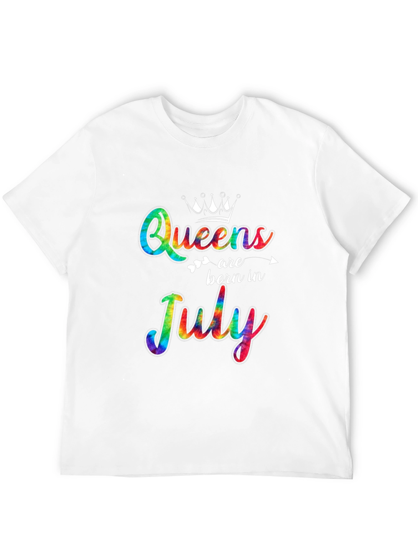 Queens Born in July Tie Dye T-Shirt
