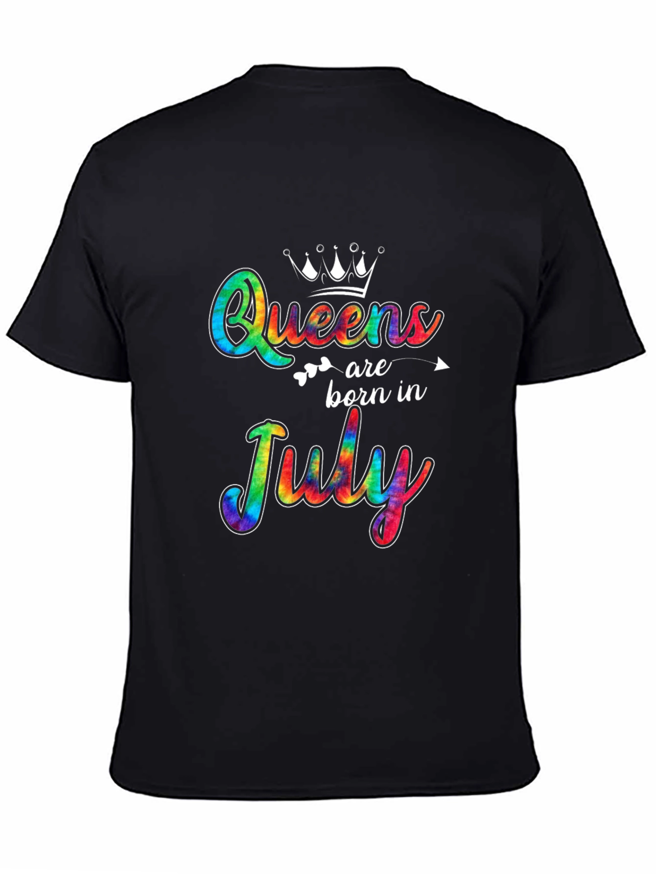 Queens Born in July Tie Dye T-Shirt
