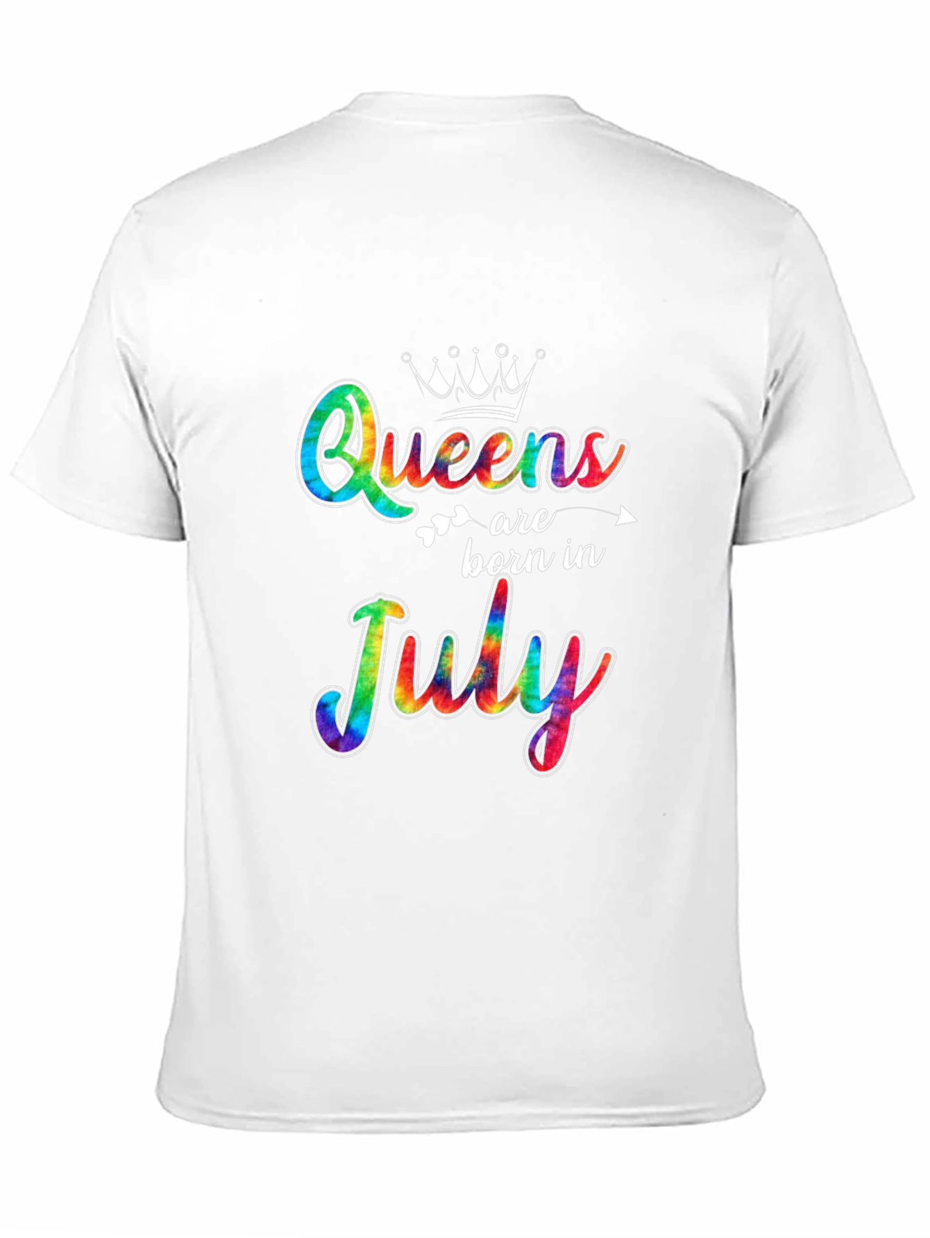 Queens Born in July Tie Dye T-Shirt