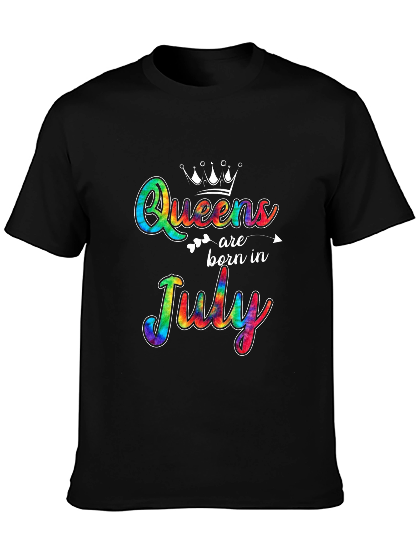 Queens Born in July Tie Dye T-Shirt