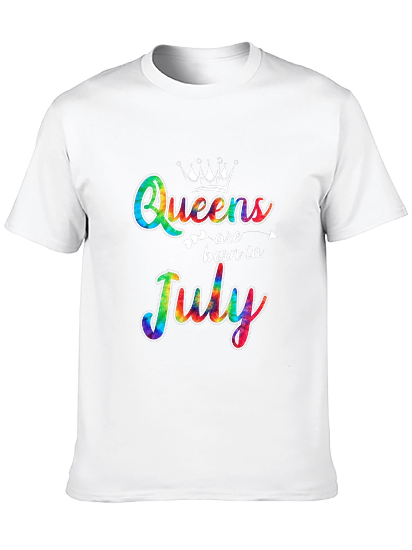 Queens Born in July Tie Dye T-Shirt