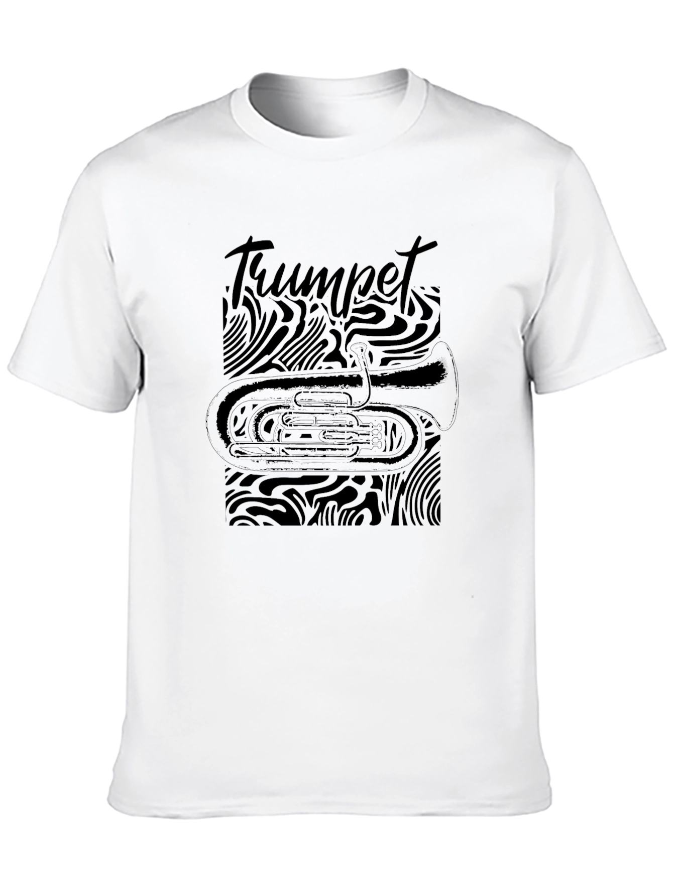 Trumpet Graphic Black Tee