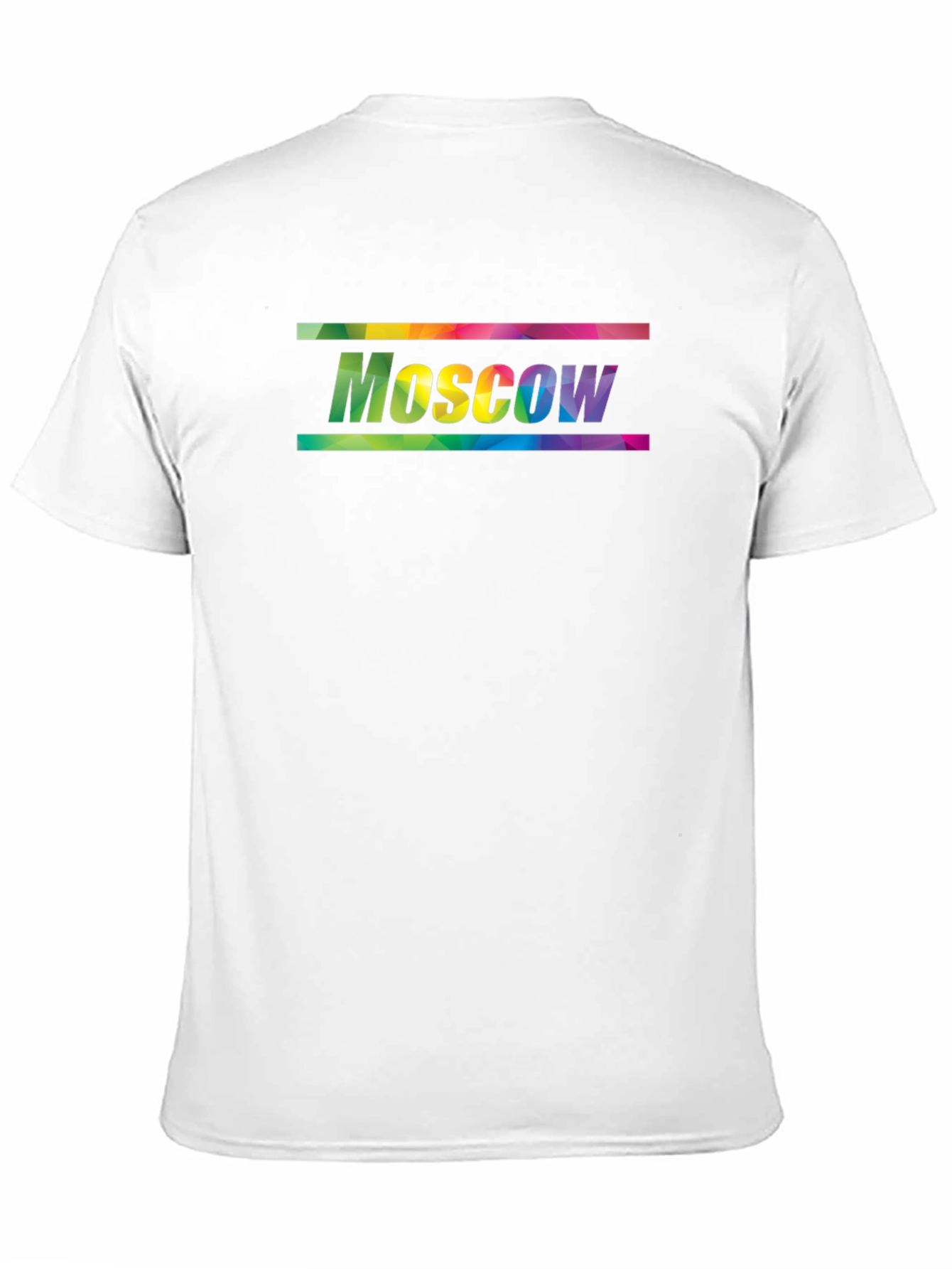 Moscow Rainbow Graphic Tee - Black
