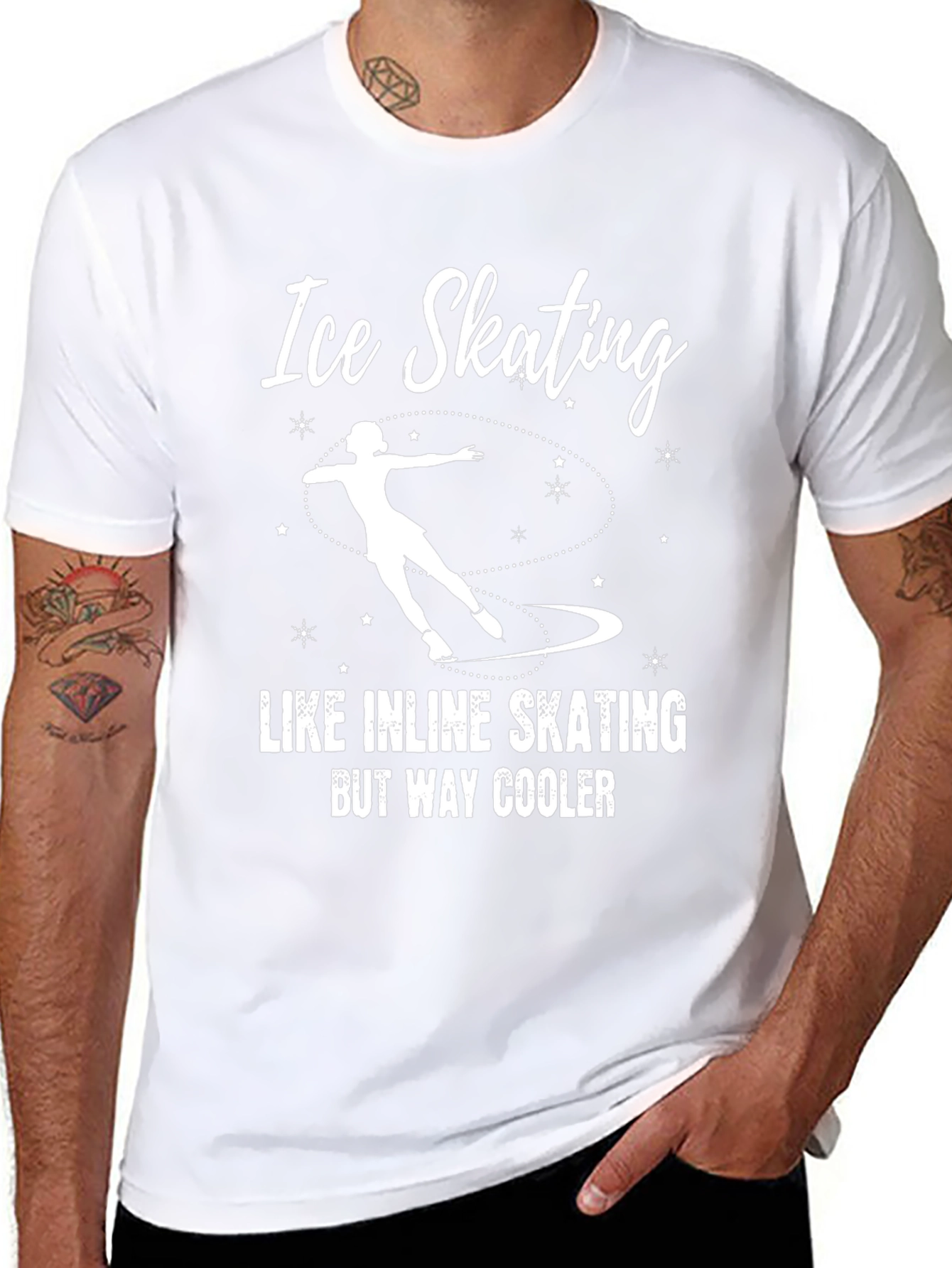 Ice Skating T-Shirt: Like Inline Skating But Way Cooler