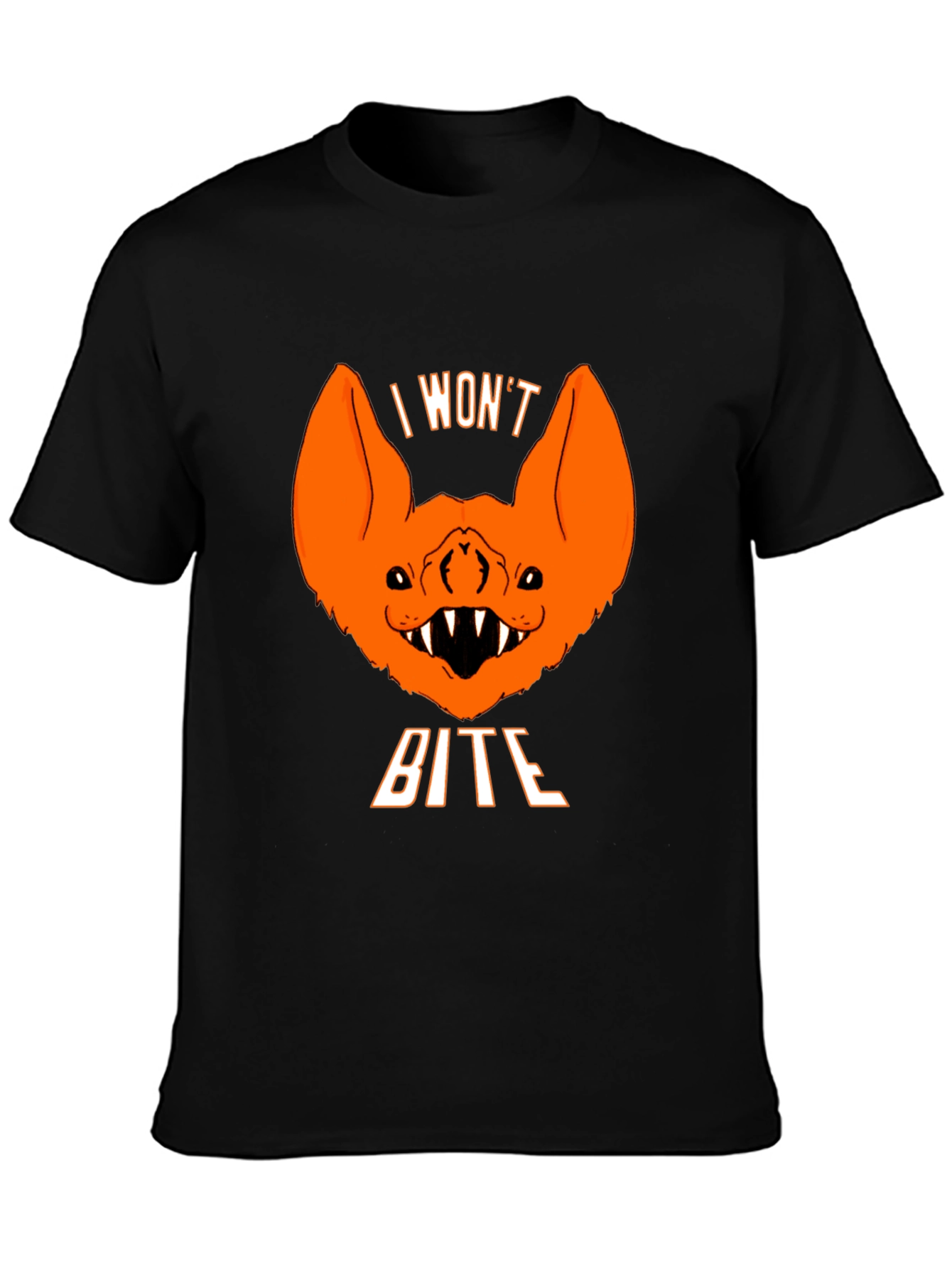 Halloween Bat T-Shirt - I Wont Bite