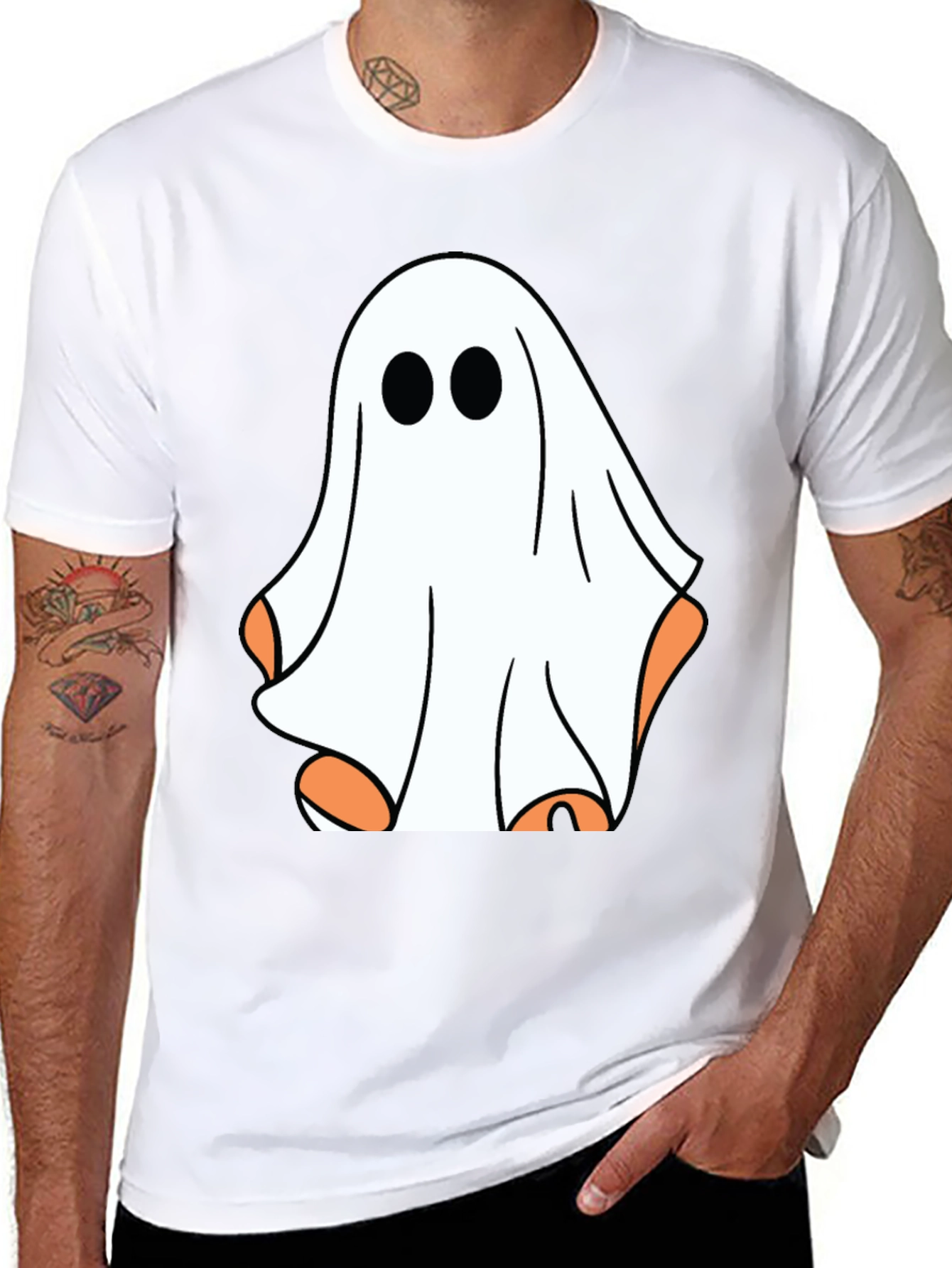 Ghost Graphic T-Shirt - Halloween Spooky Season Tee