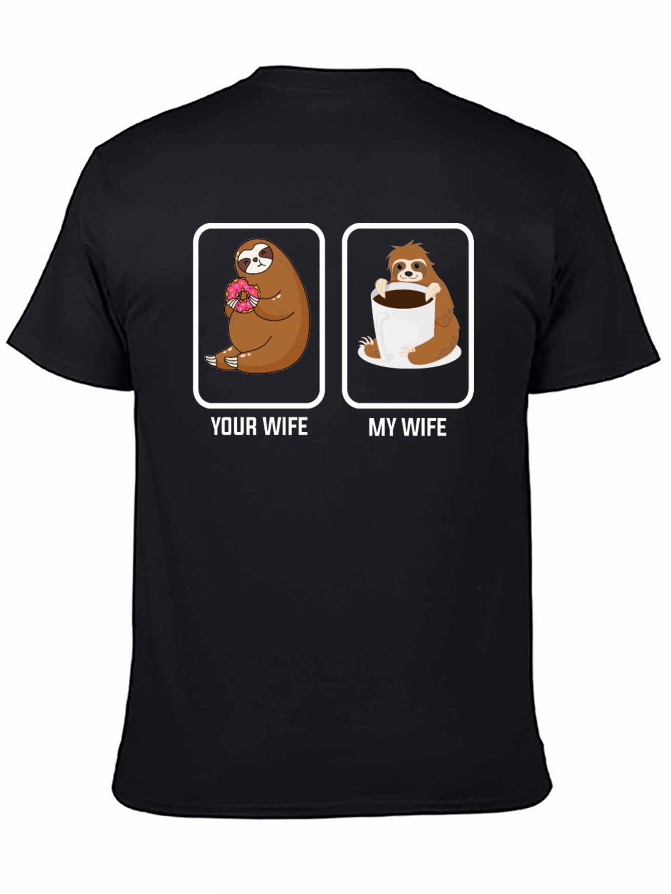 Humorous Sloth Wife T-Shirt