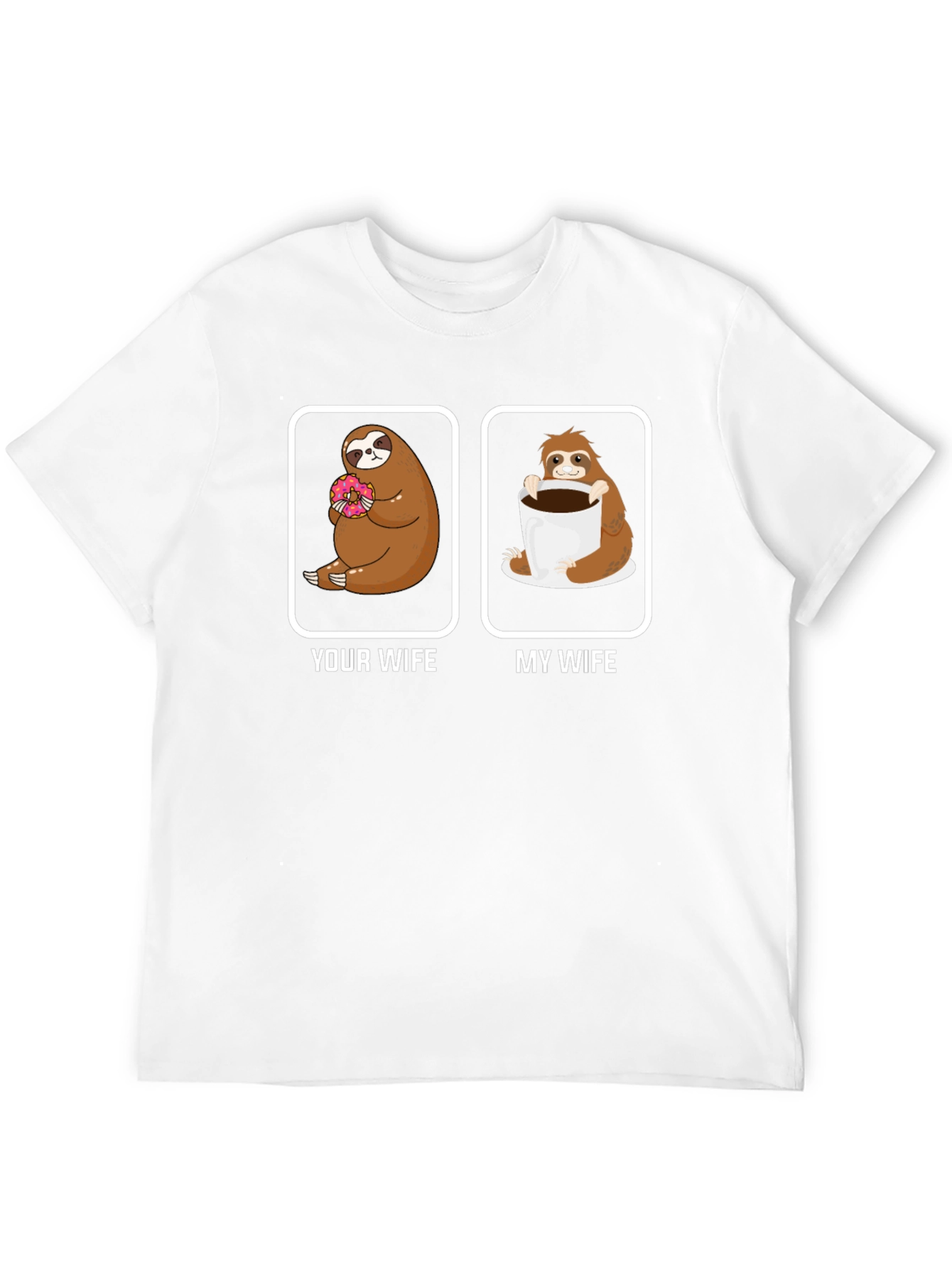 Humorous Sloth Wife T-Shirt