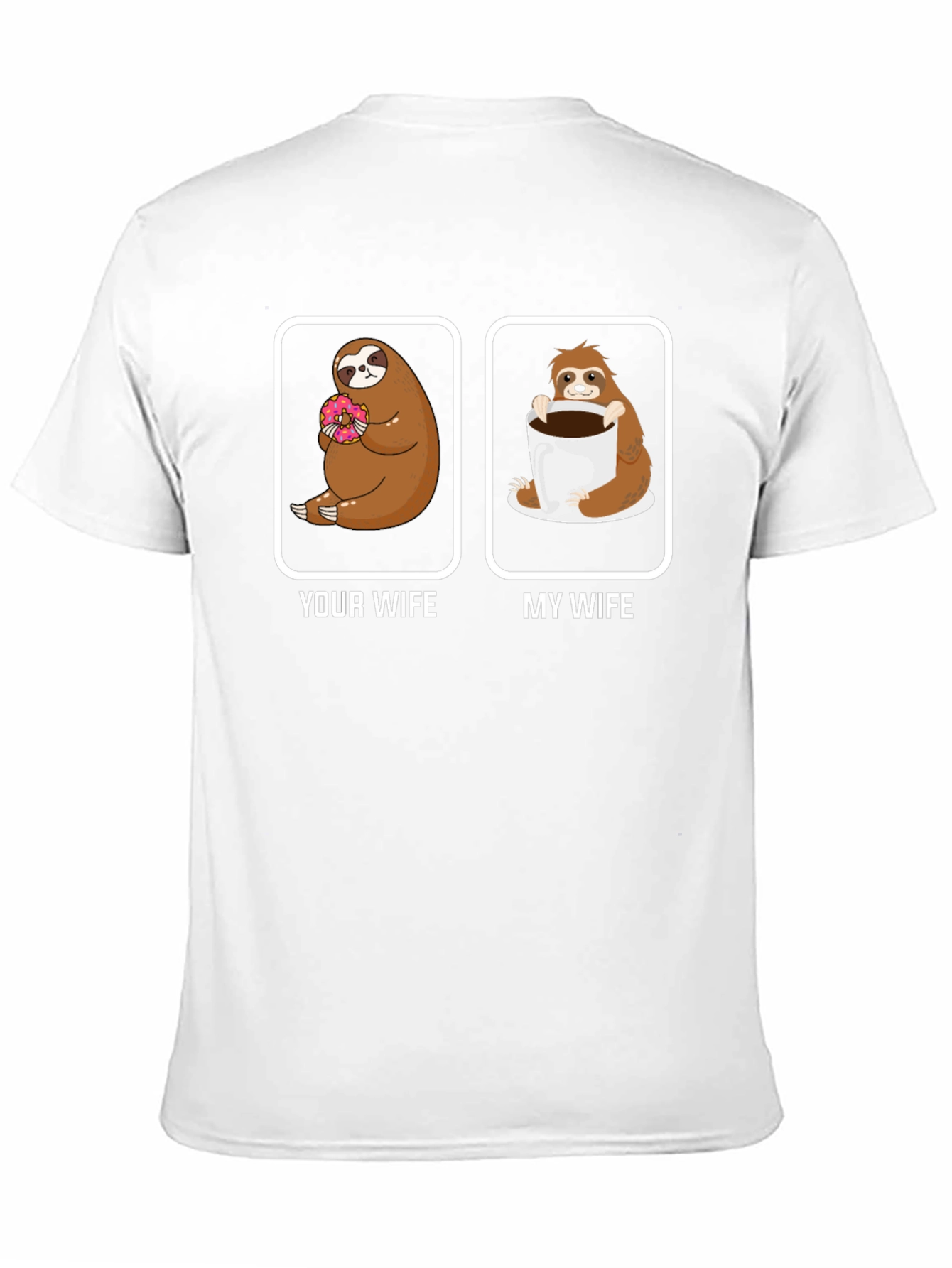 Humorous Sloth Wife T-Shirt
