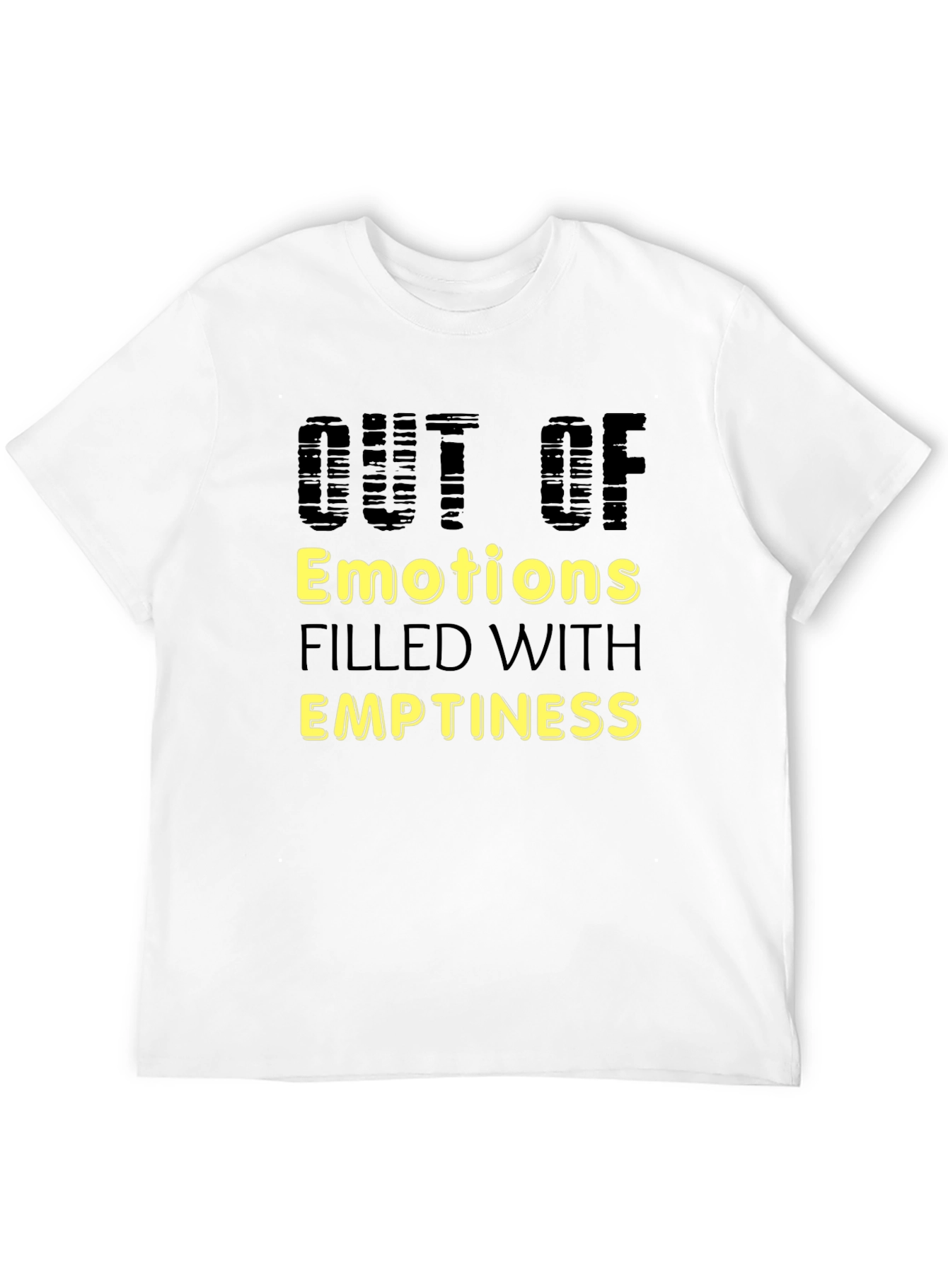 Out of Emotions Mens Graphic T-Shirt