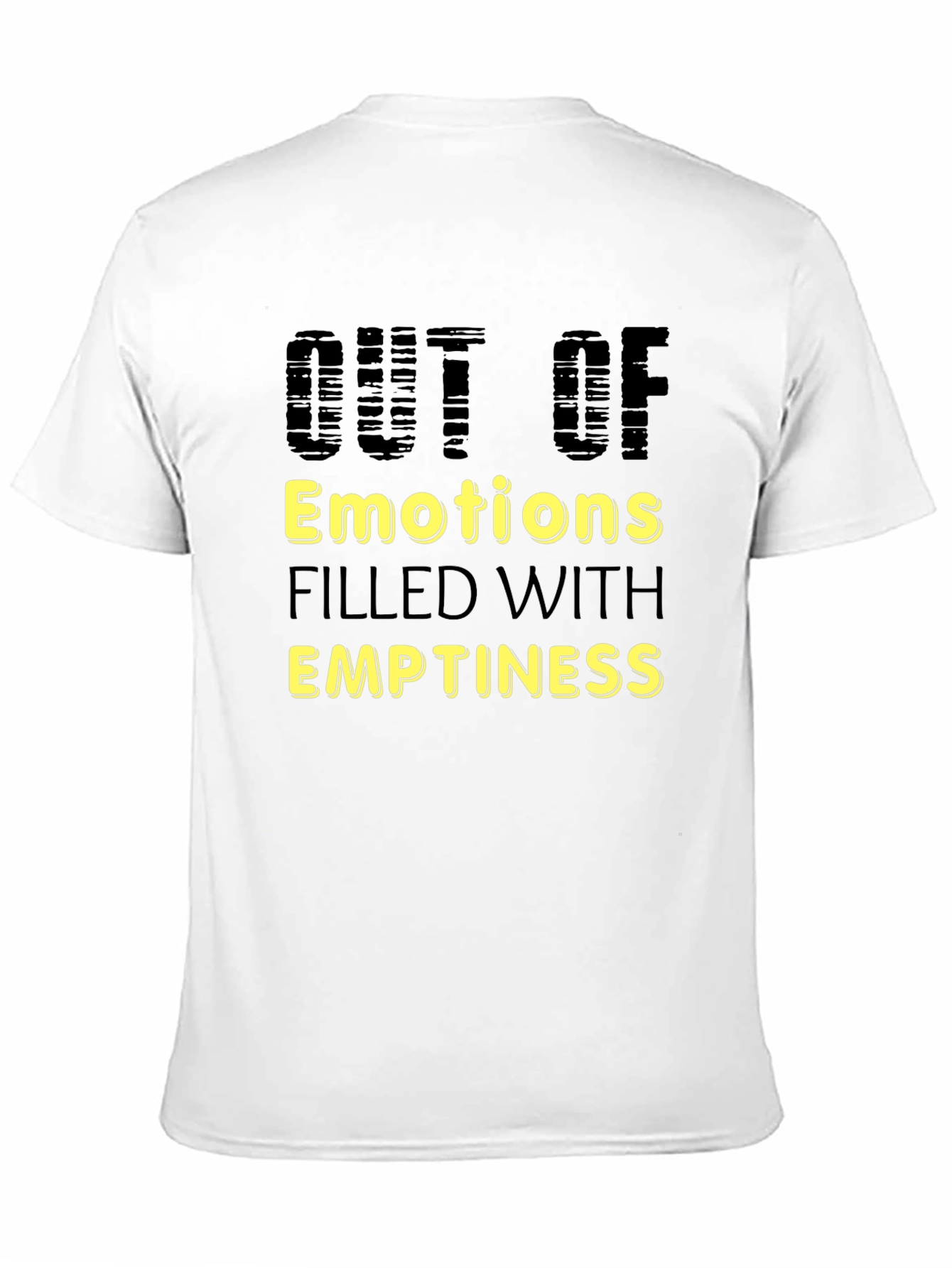 Out of Emotions Mens Graphic T-Shirt