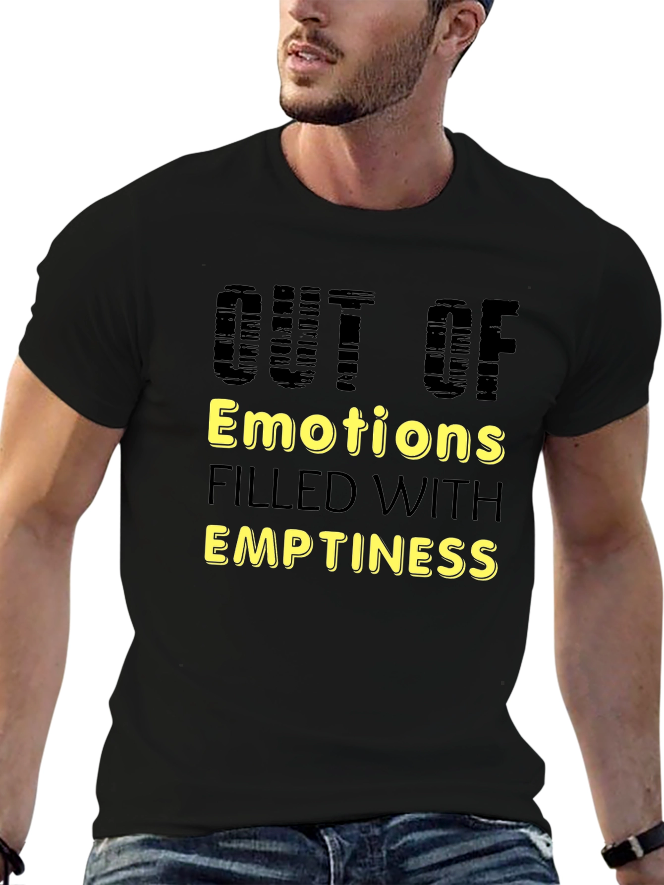 Out of Emotions Mens Graphic T-Shirt