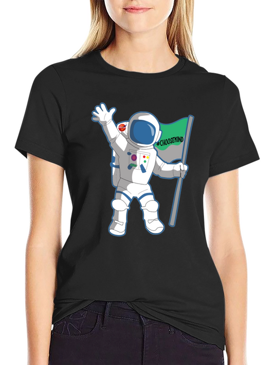 Choose Kind Astronaut Graphic T-Shirt