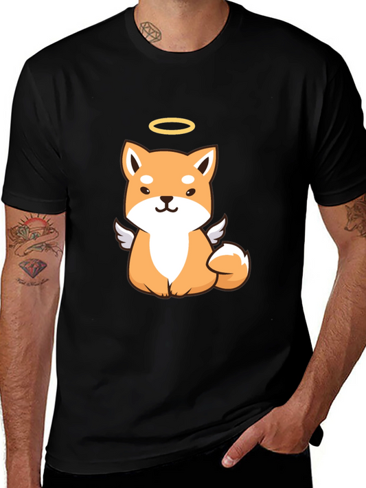 Angel Shiba Inu Graphic Tee - Cute Dog Lover Shirt