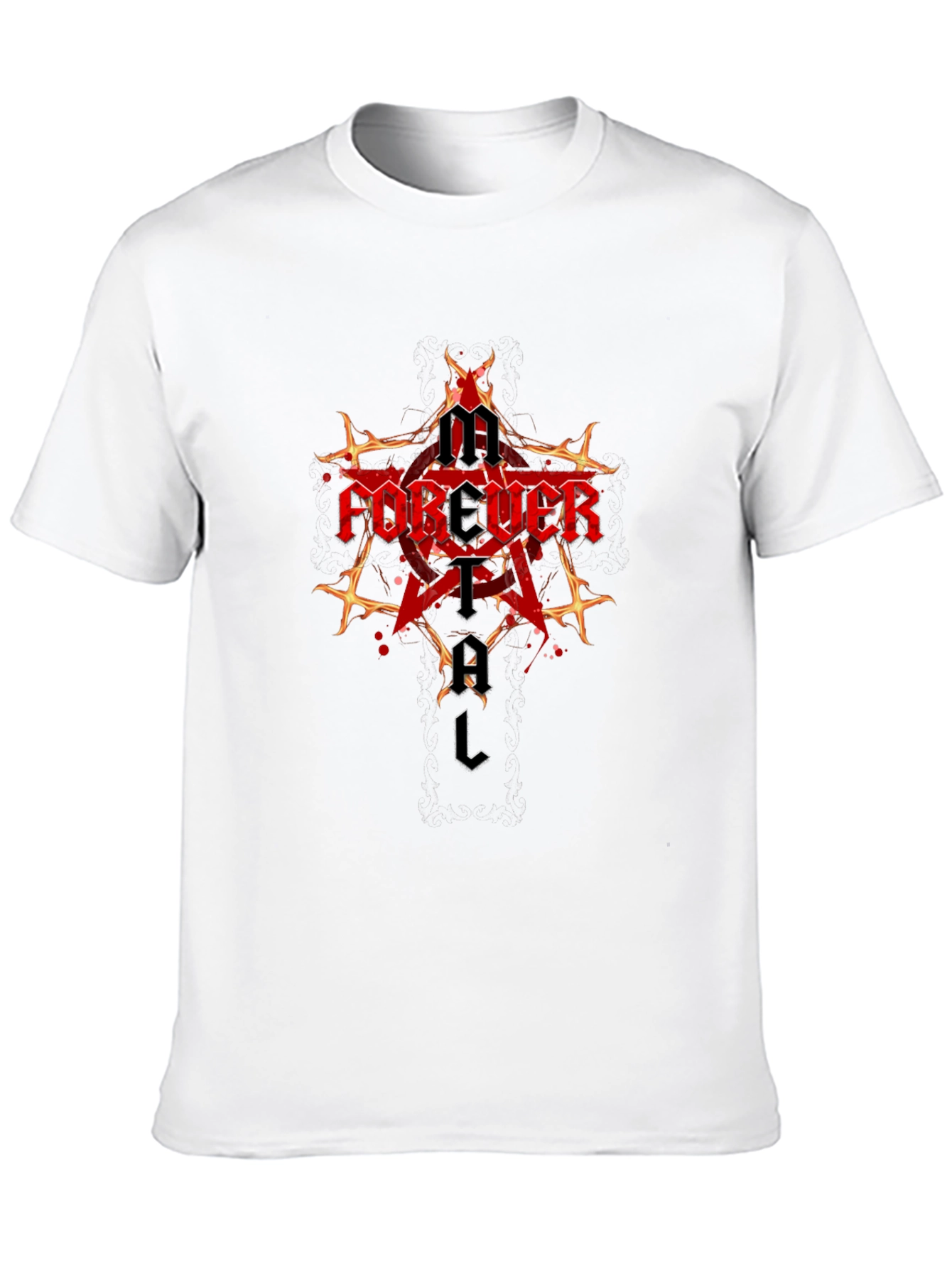 Forever Metal Graphic Tee - Black