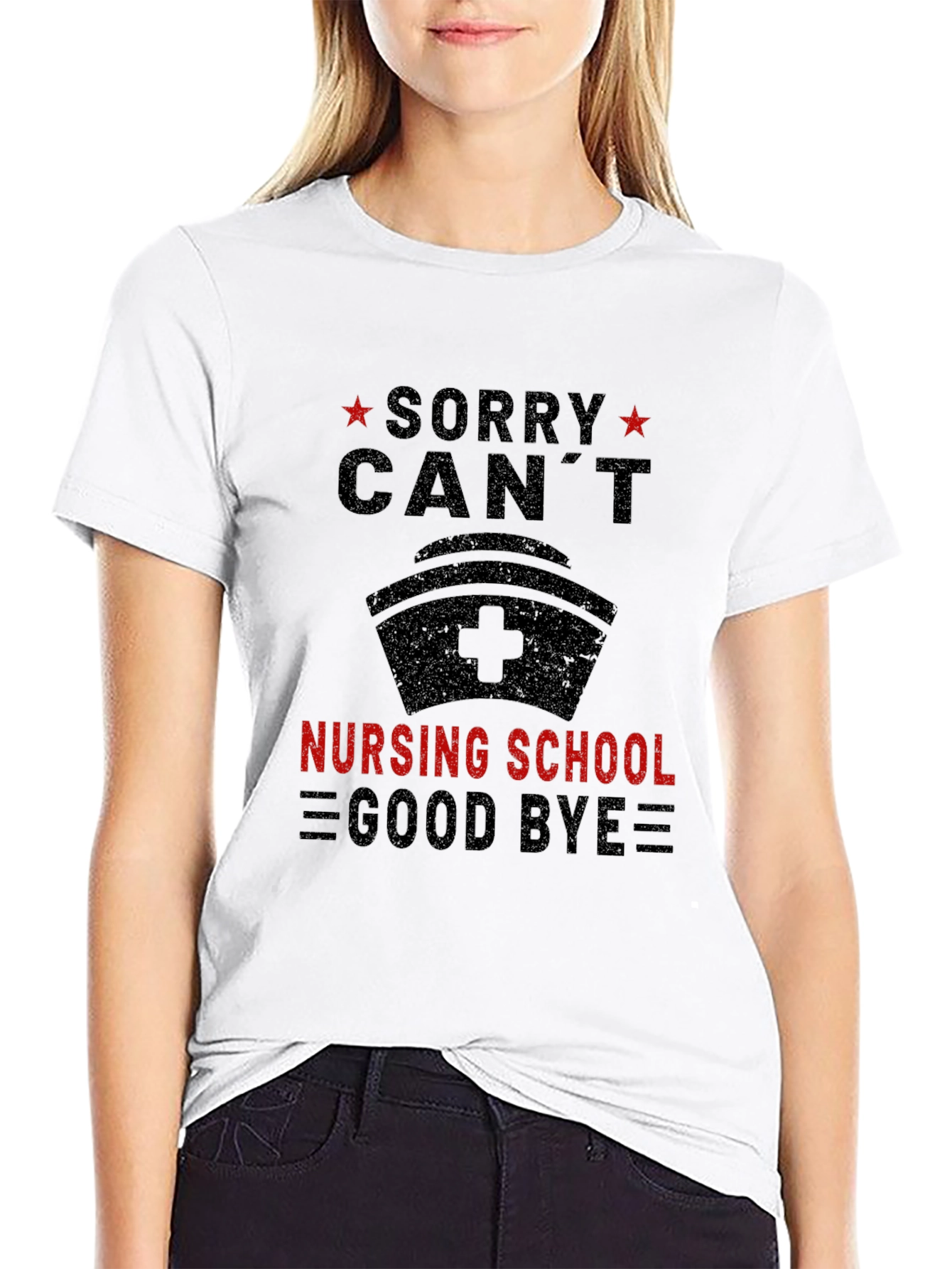 Sorry Cant Nursing School Goodbye Tee
