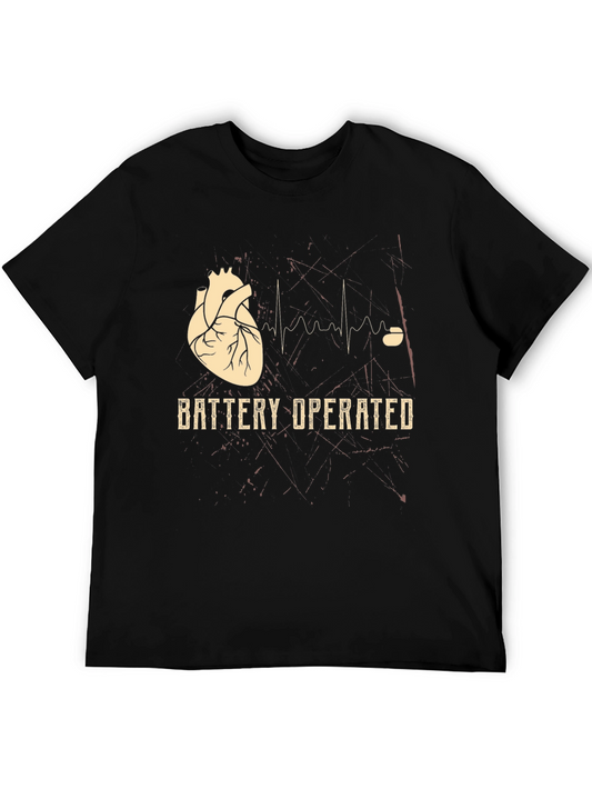 Battery Operated Heart Graphic Tee
