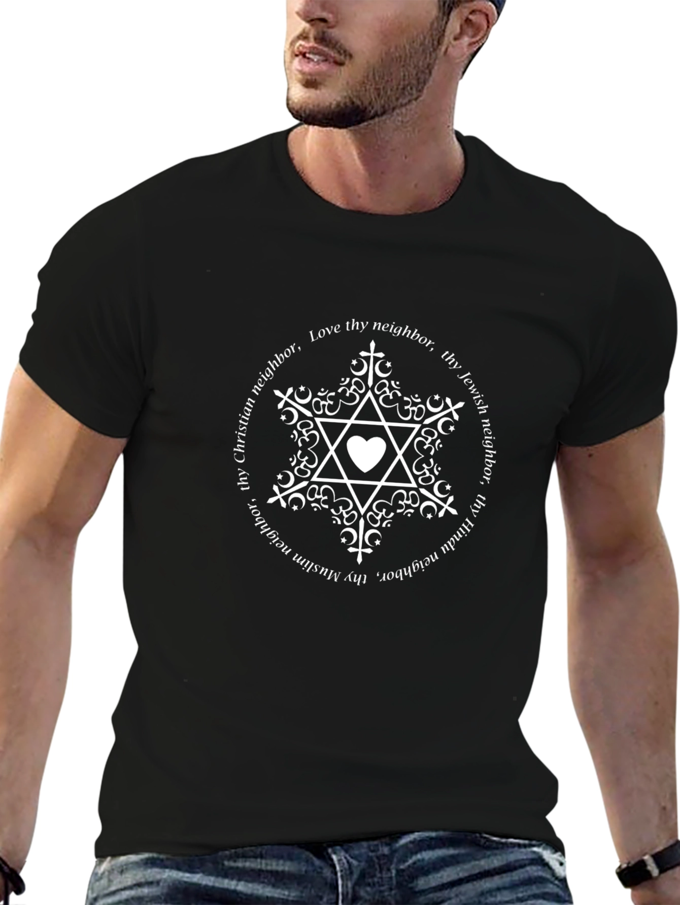 Love Thy Neighbor Graphic T-Shirt