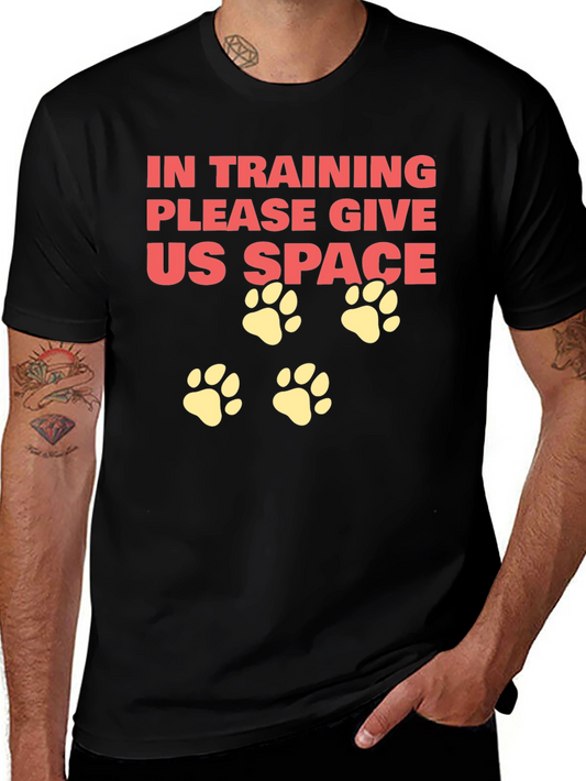 In Training Dog Paw Print T-Shirt