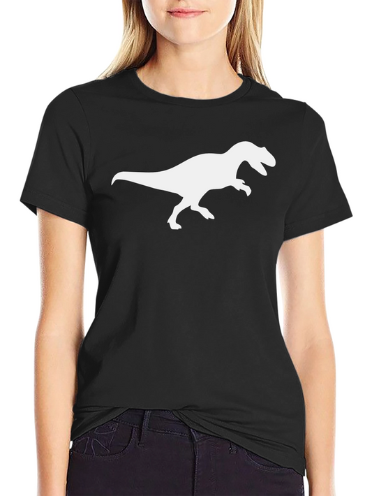 Dino T-Rex Graphic Tee - Black Cotton Comfort
