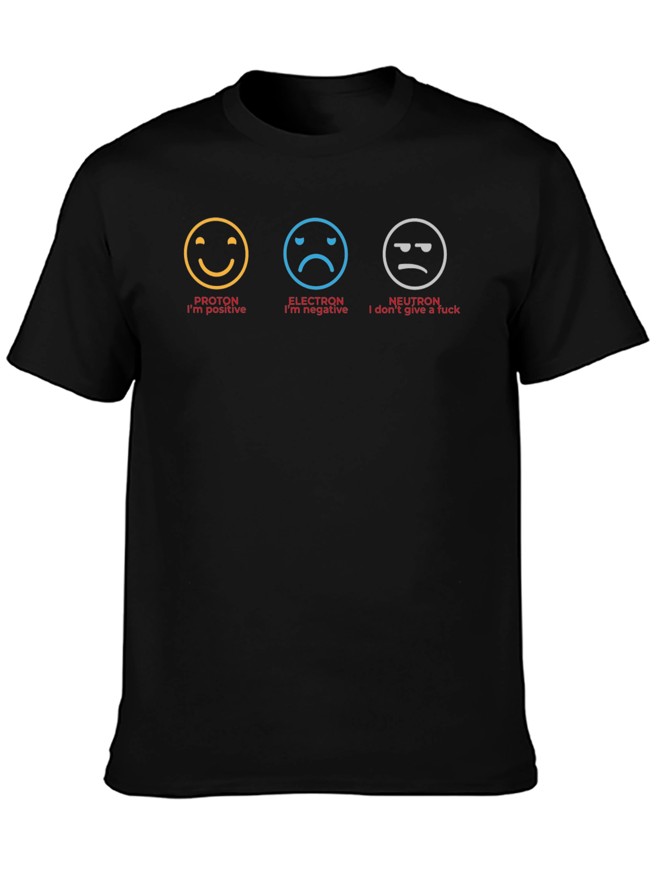 Funny Science T-Shirt: Proton Electron Neutron