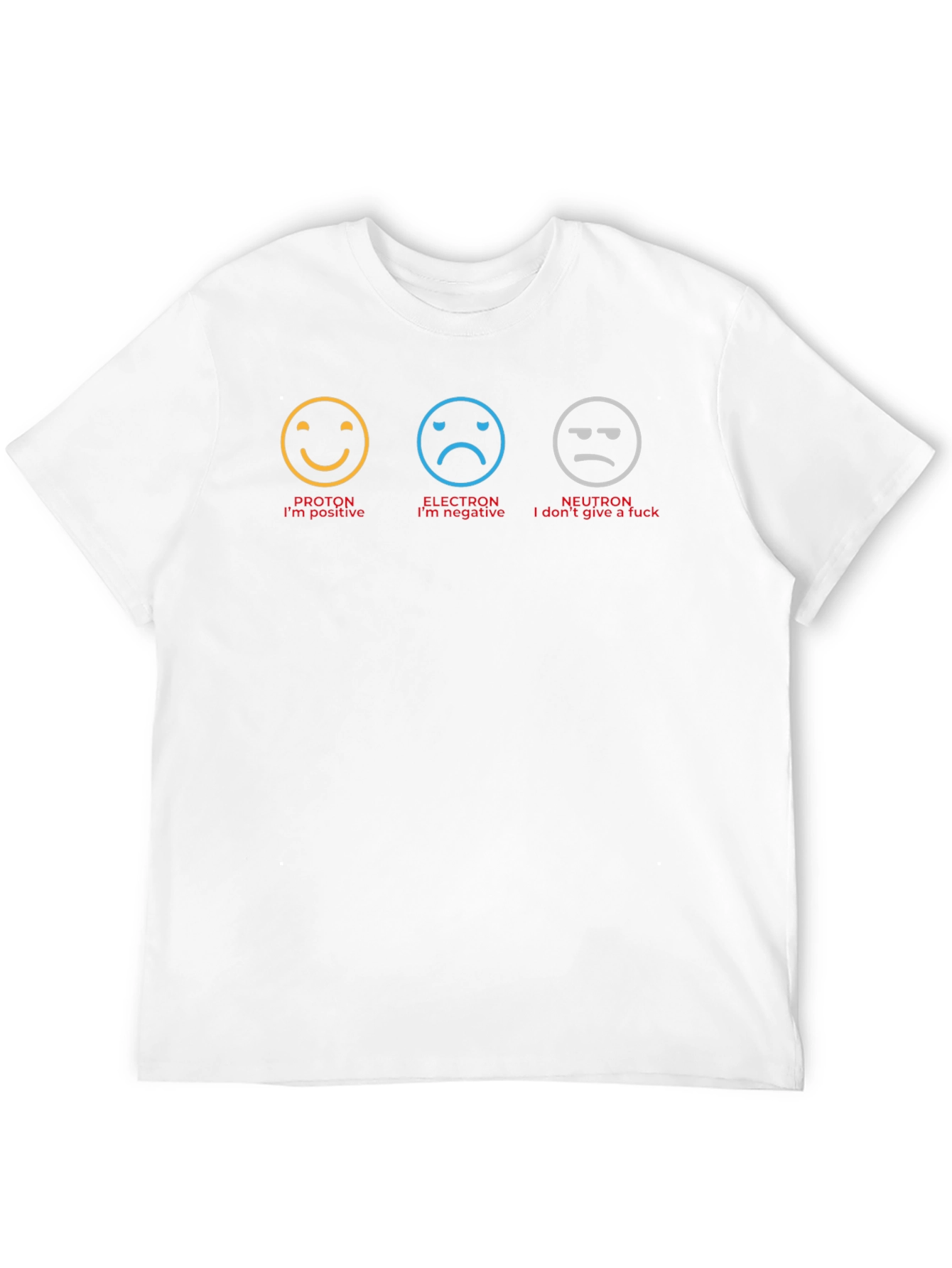 Funny Science T-Shirt: Proton Electron Neutron