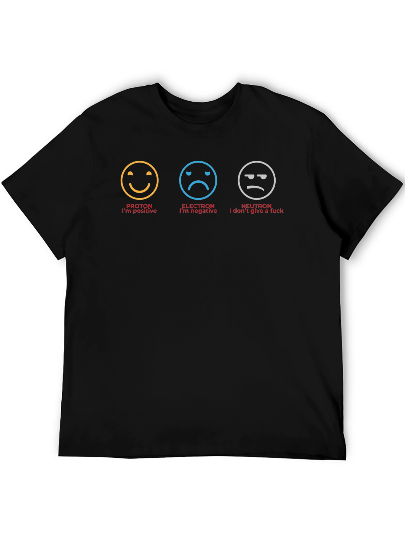 Funny Science T-Shirt: Proton Electron Neutron