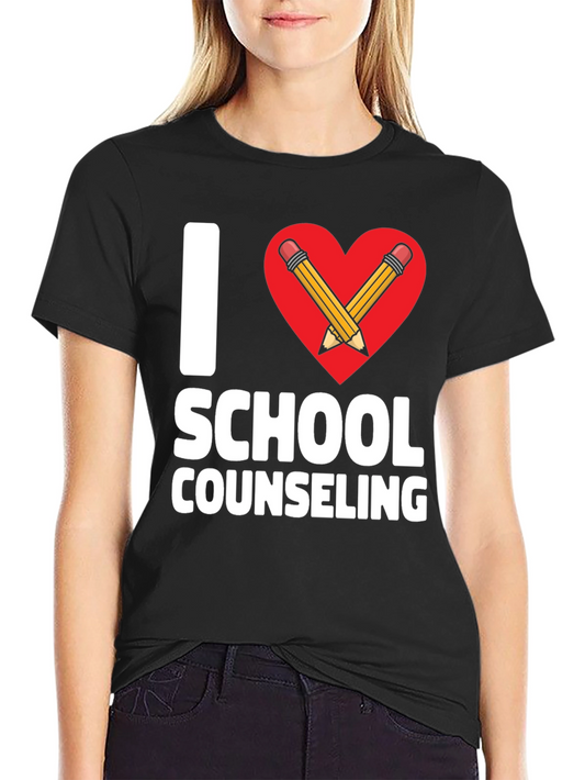 I Heart School Counseling T-Shirt